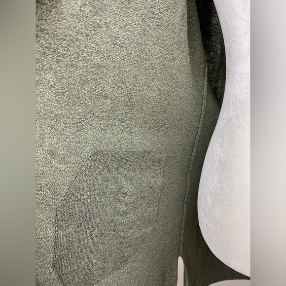 Nic + Zoe Knit Open Front Long Sleeve Green Cardigan Sweater Size Small Pockets - Picture 9 of 11